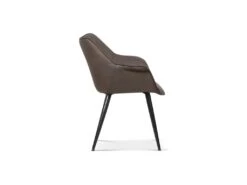 Chaise MILANO PU Micro Fibre Brun, Dimensions: H81 X L69 X P77 Cm, Idéal Pour Votre Salle A Manger Ou Cuisine -Mobilier De Restaurant chaise 22355857