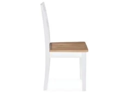Chaises à Manger Lot De 6 Blanc Bois D'hévéa -Mobilier De Restaurant chaise 22556997