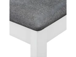 Chaises à Manger Avec Coussins Lot De 4 Blanc Bois Solide -Mobilier De Restaurant chaise 22557947