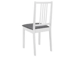 Chaises à Manger Avec Coussins Lot De 6 Blanc Bois Solide 11 Chaises à Manger Avec Coussins Lot De 6 Blanc Bois Solide -Mobilier De Restaurant chaise 22558545