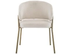Lot De 2 Chaises - Tissu En Sherpa - Pieds Dorés - Beige 7 Lot De 2 Chaises - Tissu En Sherpa - Pieds Dorés - Beige -Mobilier De Restaurant chaise 22691109