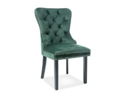 Chaise De Salle à Manger Design 51 X 46 X 98 Cm - Vert