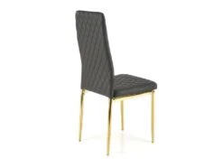 Chaise Design En Cuir écologique 40 X 50 X 98 Cm - Noir -Mobilier De Restaurant chaise 22723987