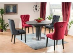 Chaise De Salle à Manger Design 51 X 46 X 98 Cm - Gris -Mobilier De Restaurant chaise 22724011