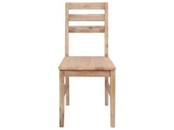 Lot De 2 Chaises De Salle à Manger Cuisine Design Classique Bois D'acacia Massif CDS020274 -Mobilier De Restaurant chaise 22744253