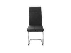 Chaise ALI PU Noir, Dimensions: H101 X L42 X P61 Cm, Idéal Pour Une Salle A Manger Unique -Mobilier De Restaurant chaise 22804263
