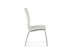 Chaise MERIL PU Blanc, Dimensions: H96 X L42 X P55 Cm, Idéal Pour Une Salle à Manger Tape-à-l'œil -Mobilier De Restaurant chaise 22858733