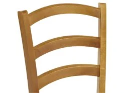 Lot De 6 Chaises PAYSANNE - Hêtre Massif Teinté Chêne, Paille De Riz -Mobilier De Restaurant chaise 232163
