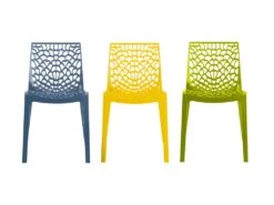 Lot De 2 Chaises Empilables DIADEME - Polypropylène - Blanc Dolomite -Mobilier De Restaurant chaise 288273