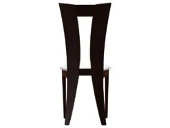 Lot De 2 Chaises TIFFANY - Hêtre Massif - Coloris : Wengé Et Blanc -Mobilier De Restaurant chaise 308029