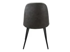 Lot De 2 Chaises JOPLIN - Simili & Métal - Anthracite 11 Lot De 2 Chaises JOPLIN - Simili & Métal - Anthracite -Mobilier De Restaurant chaise 319351