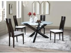 Lot De 6 Chaises SALENA - Hêtre Massif Wengé -Mobilier De Restaurant chaise 323819