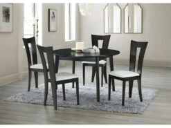 Lot De 6 Chaises TIFFANY - Hêtre Massif - Coloris : Noyer Et Expresso -Mobilier De Restaurant chaise 350865 1