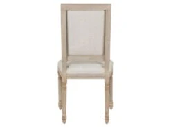 Lot De 2 Chaises AMBOISE - Tissu & Bois De Chêne - Noir -Mobilier De Restaurant chaise 351597