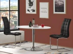 Lot De 6 Chaises NADYA - Simili - Noir 15 Lot De 6 Chaises NADYA - Simili - Noir -Mobilier De Restaurant chaise 355383