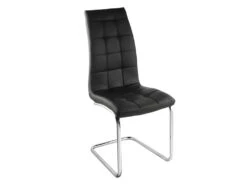 Lot De 6 Chaises NADYA - Simili - Noir 10 Lot De 6 Chaises NADYA - Simili - Noir -Mobilier De Restaurant chaise 355385