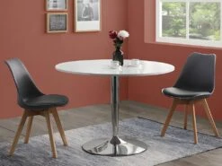 Lot De 6 Chaises JODY - Polypropylène Et Hêtre - Gris -Mobilier De Restaurant chaise 356353