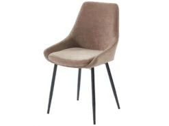 Lot De 6 Chaises MASURIE - Tissu - Taupe 10 Lot De 6 Chaises MASURIE - Tissu - Taupe -Mobilier De Restaurant chaise 387307