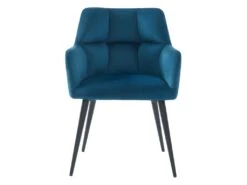Lot De 2 Chaises Avec Accoudoirs - Velours Et Métal - Bleu - PEGA De Pascal MORABITO 9 Lot De 2 Chaises Avec Accoudoirs - Velours Et Métal - Bleu - PEGA De Pascal MORABITO -Mobilier De Restaurant chaise 389615