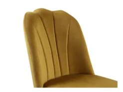 Lot De 2 Chaises ROSARIO - Effet Velours Et Métal Noir - Jaune 15 Lot De 2 Chaises ROSARIO - Effet Velours Et Métal Noir - Jaune -Mobilier De Restaurant chaise 397651