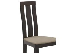 Lot De 4 Chaises DOMINGO - Hêtre Massif Wengé -Mobilier De Restaurant chaise 399703