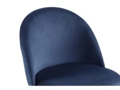 Lot De 6 Chaises - Velours Et Métal Doré - Bleu - MELBOURNE 14 Lot De 6 Chaises - Velours Et Métal Doré - Bleu - MELBOURNE -Mobilier De Restaurant chaise 404431