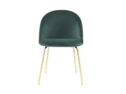 Lot De 6 Chaises - Velours Et Métal Doré - Vert - MELBOURNE 11 Lot De 6 Chaises - Velours Et Métal Doré - Vert - MELBOURNE -Mobilier De Restaurant chaise 404467