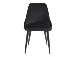 Lot De 6 Chaises - Velours Et Métal - Noir - EZRA 10 Lot De 6 Chaises - Velours Et Métal - Noir - EZRA -Mobilier De Restaurant chaise 439907