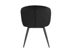 Lot De 6 Chaises VADIM De Pascal MORABITO - Velours Et Métal - Noir -Mobilier De Restaurant chaise 453651