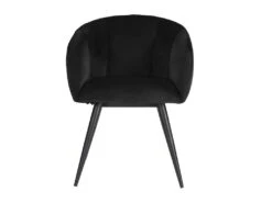 Lot De 6 Chaises VADIM De Pascal MORABITO - Velours Et Métal - Noir -Mobilier De Restaurant chaise 453655