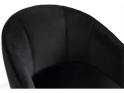 Lot De 6 Chaises VADIM De Pascal MORABITO - Velours Et Métal - Noir -Mobilier De Restaurant chaise 453659