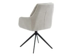 Chaise Avec Accoudoirs DIMIA - Tissu Et Métal - Crème 10 Chaise Avec Accoudoirs DIMIA - Tissu Et Métal - Crème -Mobilier De Restaurant chaise 479029
