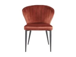 Lot De 2 Chaises CRUSTI - Velours Et Métal - Terracotta 9 Lot De 2 Chaises CRUSTI - Velours Et Métal - Terracotta -Mobilier De Restaurant chaise 480481