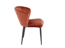 Lot De 2 Chaises CRUSTI - Velours Et Métal - Terracotta 11 Lot De 2 Chaises CRUSTI - Velours Et Métal - Terracotta -Mobilier De Restaurant chaise 480485