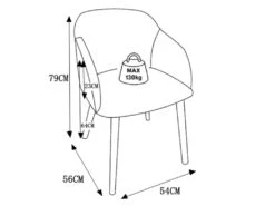 Lot De 6 Chaises Avec Accoudoirs - Tissu Et Hévéa - Beige - JELISA 21 Lot De 6 Chaises Avec Accoudoirs - Tissu Et Hévéa - Beige - JELISA -Mobilier De Restaurant chaise 500551