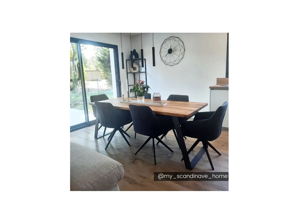 Lot De 2 Chaises MUSE - Avec Accoudoirs - Tissu - Anthracite 7 Lot De 2 Chaises MUSE - Avec Accoudoirs - Tissu - Anthracite – Image 7