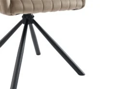 Lot De 6 Chaises Avec Accoudoirs En Velours Et Métal - Beige - IZIALI De Pascal MORABITO 15 Lot De 6 Chaises Avec Accoudoirs En Velours Et Métal - Beige - IZIALI De Pascal MORABITO -Mobilier De Restaurant chaise 7729577