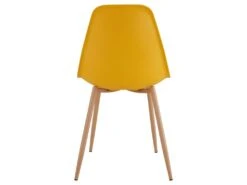 ESTER - Chaise Scandinave Curry Pieds Métal Bois (X2) -Mobilier De Restaurant chaise 8935751