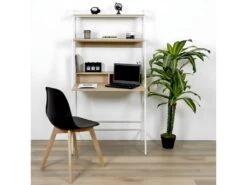 MELYA - Lot De 4 Chaises Scandinaves Noires -Mobilier De Restaurant chaise 8935781