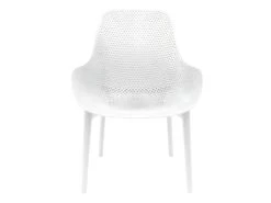 MONICA - Lot De 4 Fauteuils Coque Plastique Blanche 7 MONICA - Lot De 4 Fauteuils Coque Plastique Blanche -Mobilier De Restaurant chaise 8936059