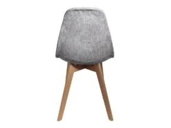 STYGN - Lot De 6 Chaises Avec Maille Grise -Mobilier De Restaurant chaise 8936689