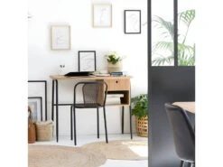 Chaise Perforée En Métal Noir Julien (lot De 2) 8 Chaise Perforée En Métal Noir Julien (lot De 2) -Mobilier De Restaurant chaise 8936999