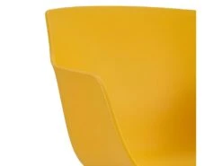 ANDREA - Chaise Scandinave Curry Pied Métal Effet Bois (x4) -Mobilier De Restaurant chaise 8938547