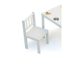WEBABY - Chaise Enfant Blanc -Mobilier De Restaurant chaise 8938917