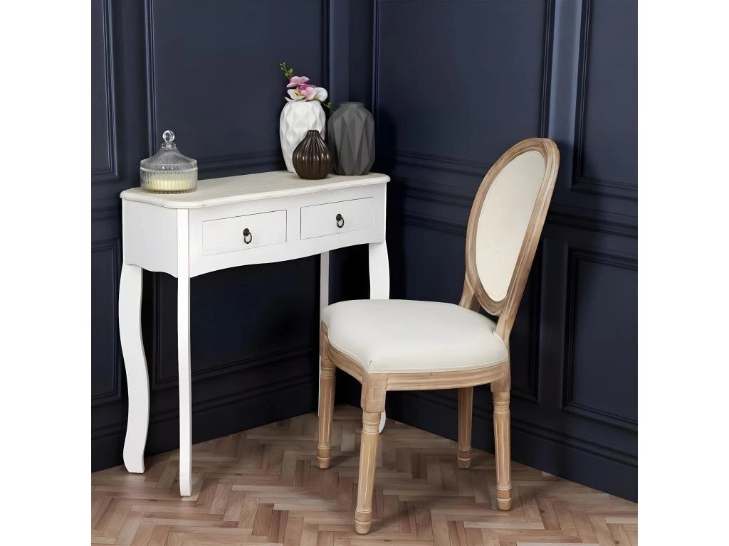 MELINDA - Lot De 2 Chaises Baroques Avec Dossier Canné 2 MELINDA - Lot De 2 Chaises Baroques Avec Dossier Canné – Image 2