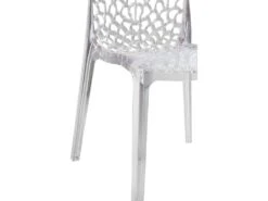 Lot 6 Chaises Ajourées Empilables Transparentes - GRUYER -Mobilier De Restaurant chaise 9245567