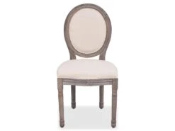 Lot De Deux Chaises De Salle à Manger 2 Pièces Lin 1902118 -Mobilier De Restaurant chaise 9247227