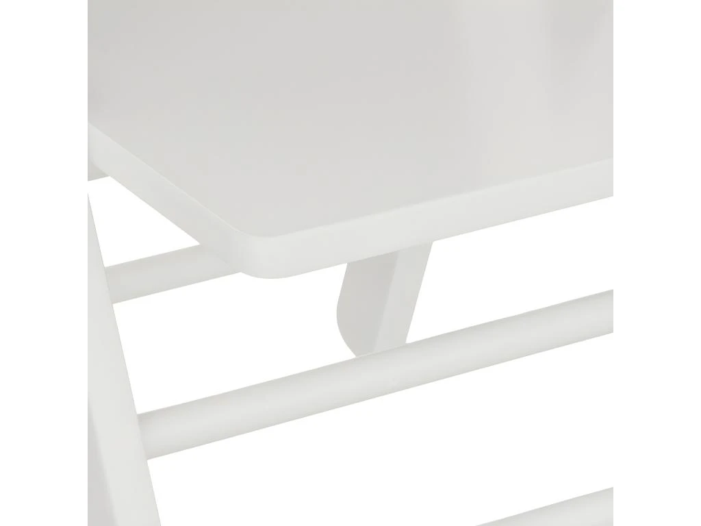 Chaise Pliante Pour Enfant En Bois Blanc H 51.9 Cm 2 Chaise Pliante Pour Enfant En Bois Blanc H 51.9 Cm – Image 2
