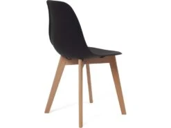 Lot De 4 Chaises Cuisine Style Scandinave NAO (noir) -Mobilier De Restaurant chaise 9524879