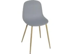 Lot De 2 Chaises De Cuisine Design YENI (gris) -Mobilier De Restaurant chaise 9525685